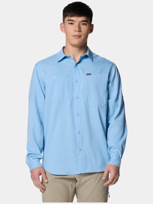 Columbia Silver Ridge Utility Lite Long Sleeve Shirt férfi hosszú ujjú túraing kék színben 2