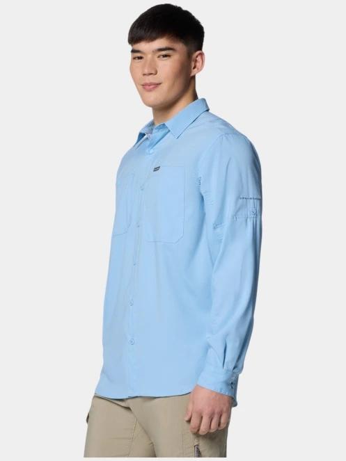 Columbia Silver Ridge Utility Lite Long Sleeve Shirt férfi hosszú ujjú túraing kék színben 4