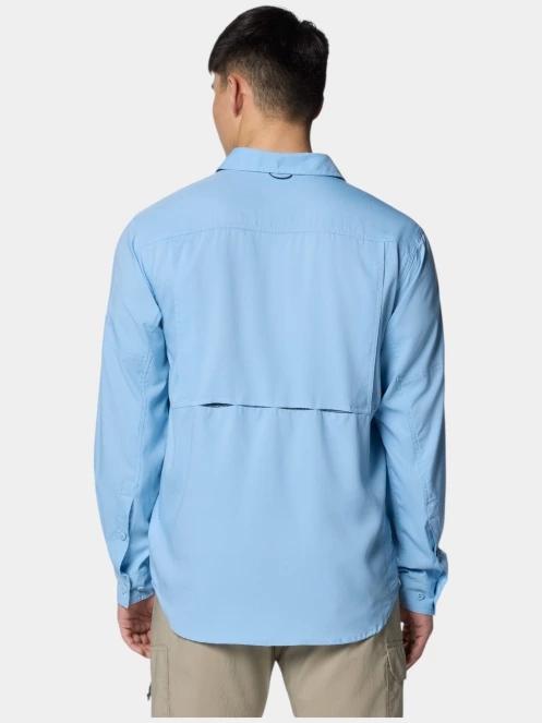 Columbia Silver Ridge Utility Lite Long Sleeve Shirt férfi hosszú ujjú túraing kék színben 5