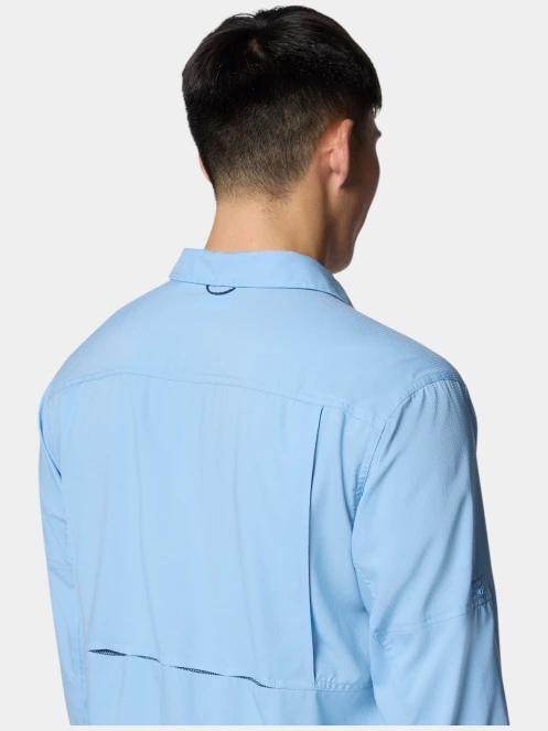 Columbia Silver Ridge Utility Lite Long Sleeve Shirt férfi hosszú ujjú túraing kék színben 7