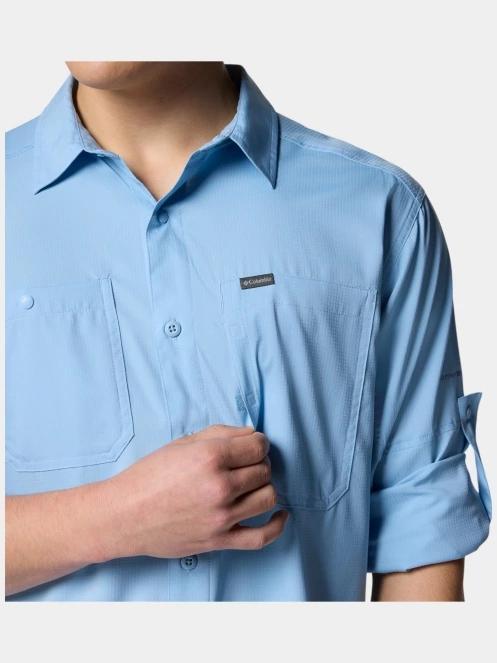 Columbia Silver Ridge Utility Lite Long Sleeve Shirt férfi hosszú ujjú túraing kék színben 8