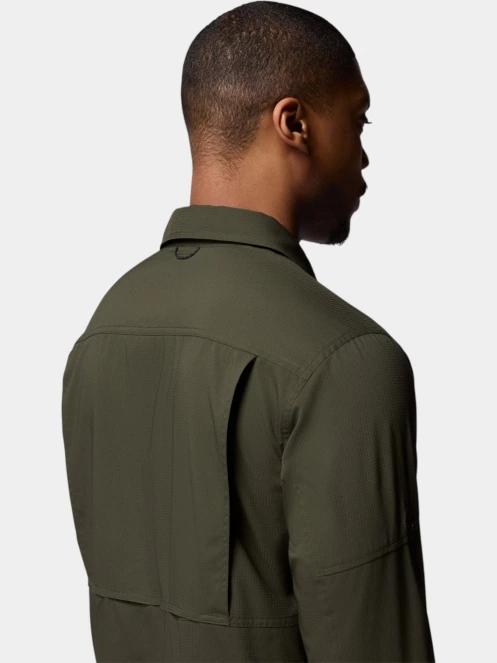 Columbia Silver Ridge Utility Lite Long Sleeve Shirt férfi hosszú ujjú túraing zöld színben 9