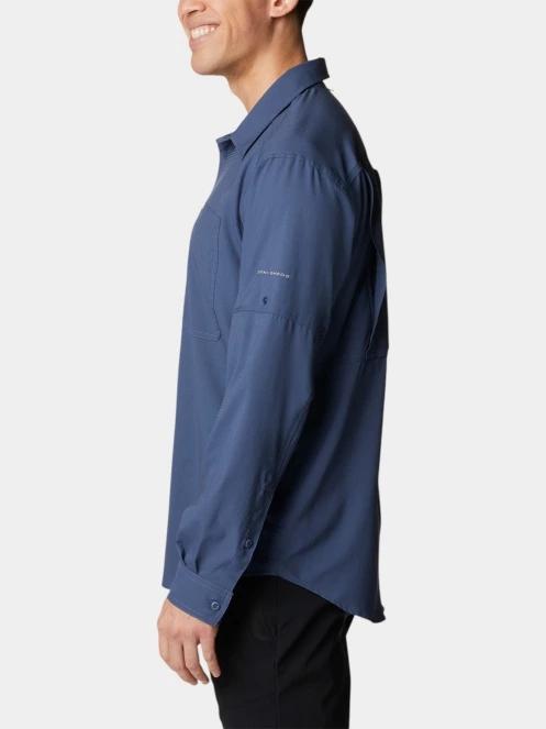 Columbia Silver Ridge Utility Lite Long Sleeve Shirt férfi hosszú ujjú túraing kék színben 3