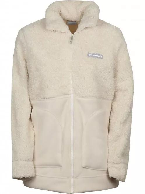 Columbia Winter Pass Sherpa Long Full Zip női polár pulóver homok színben 2