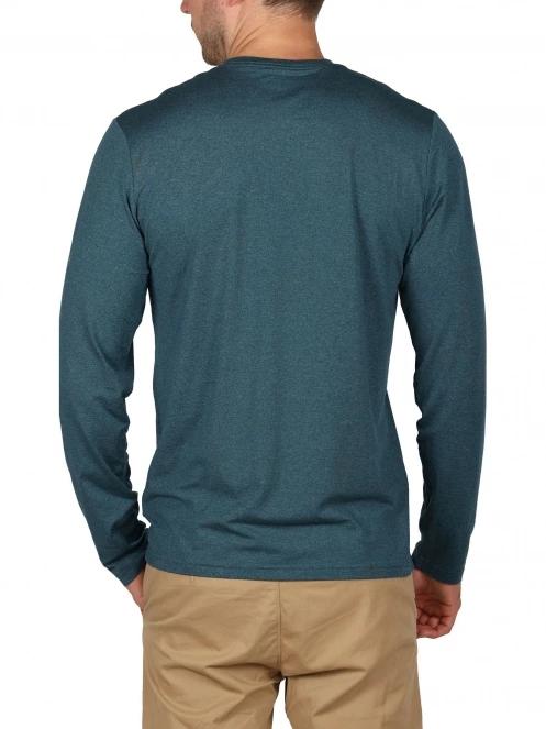 Columbia Tech Trail Long Sleeve Graphic férfi hosszú ujjú sport póló zöld színben 4