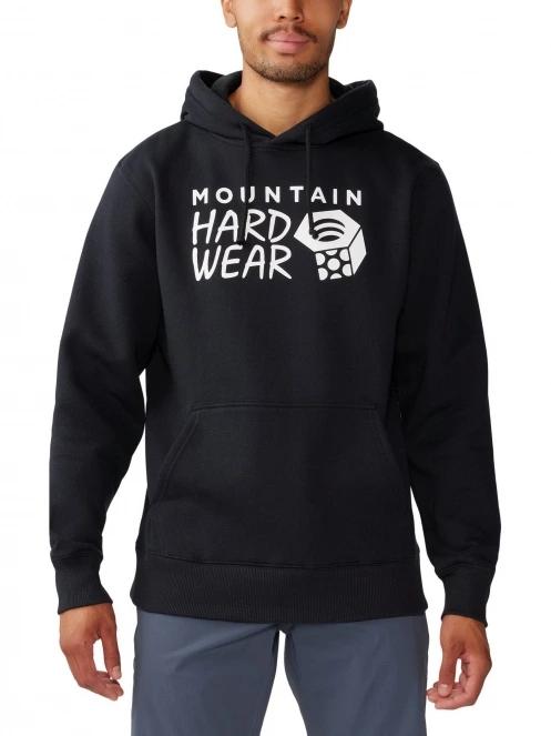 Mountain Hardwear MHW Logo Pullover Hoody férfi kapucnis pulóver fekete színben 2
