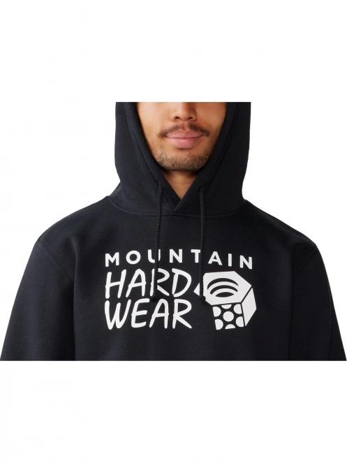 Mountain Hardwear MHW Logo Pullover Hoody férfi kapucnis pulóver fekete színben 6