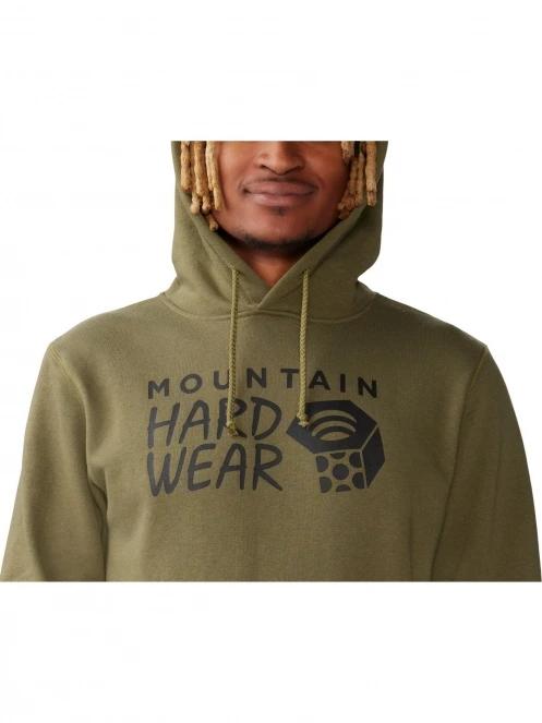 Mountain Hardwear MHW Logo Pullover Hoody férfi kapucnis pulóver zöld színben 6