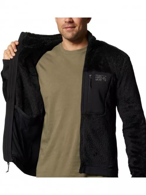 Mountain Hardwear Polartec High Loft Jacket férfi polár pulóver fekete színben 5