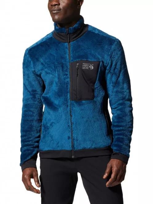 Mountain Hardwear Polartec High Loft Jacket férfi polár pulóver kék színben 2