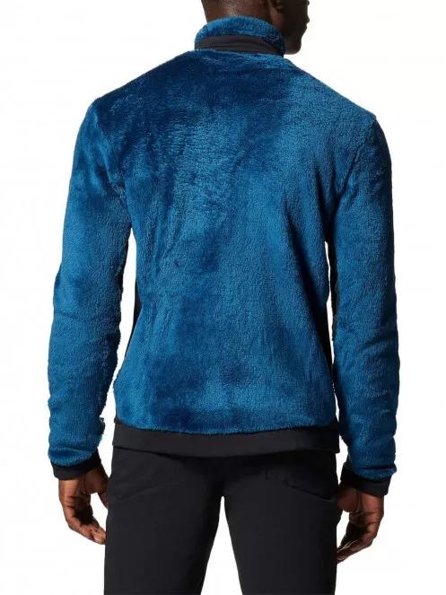 Mountain Hardwear Polartec High Loft Jacket férfi polár pulóver kék színben 3