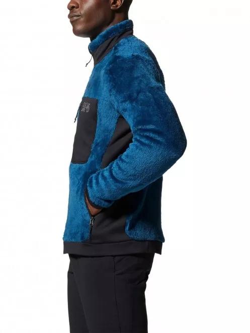 Mountain Hardwear Polartec High Loft Jacket férfi polár pulóver kék színben 4