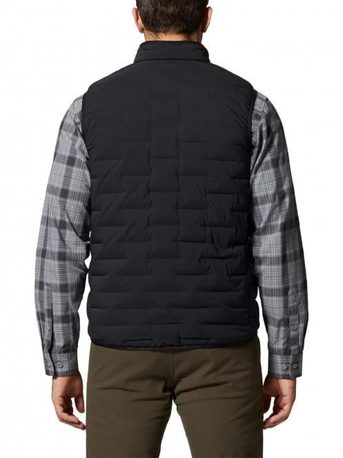 Mountain Hardwear Stretchdown Vest férfi mellény fekete színben 4