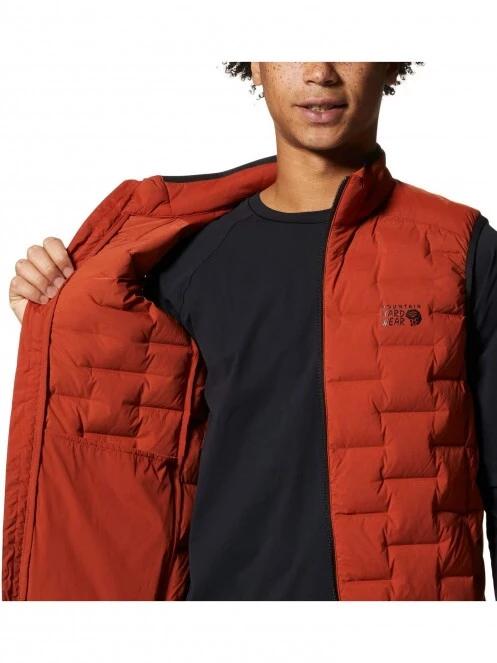 Mountain Hardwear Stretchdown Vest férfi mellény narancssárga színben 5