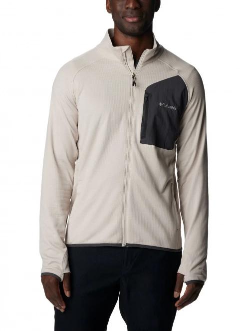 Columbia Triple Canyon Full Zip férfi polár pulóver homok színben 2