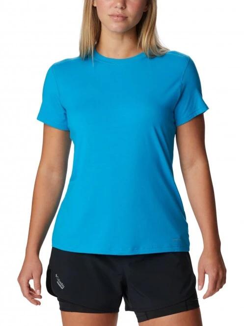 Columbia W Endless Trail Running Tech Tee női rövid ujjú sport póló kék színben 2