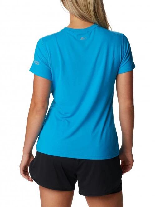 Columbia W Endless Trail Running Tech Tee női rövid ujjú sport póló kék színben 4