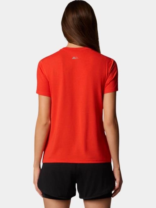 Columbia W Endless Trail Running Tech Tee női rövid ujjú sport póló piros színben 4