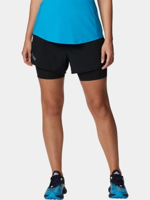 Columbia W Endless Trail 2n1 Short női sport rövidnadrág fekete színben 2