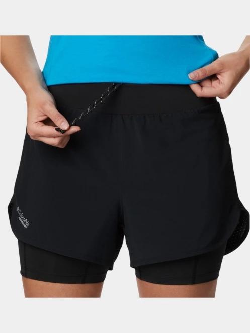 Columbia W Endless Trail 2n1 Short női sport rövidnadrág fekete színben 5