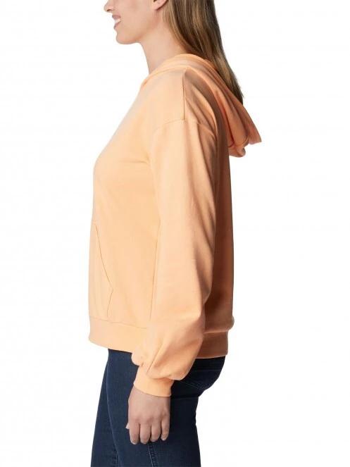 Columbia Columbia Logo III French Terry Hoodie női kapucnis pulóver narancssárga színben 3