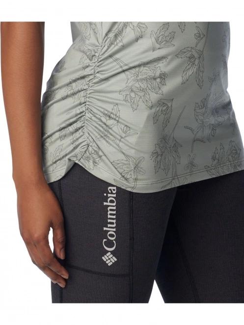 Columbia Leslie Falls Short Sleeve női ujjatlan sport póló zöld színben 6