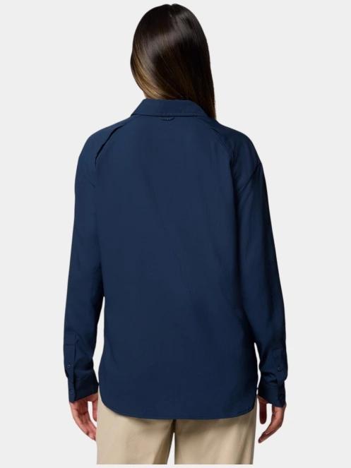 Columbia Silver Ridge Utility LS Shirt női hosszú ujjú túraing kék színben 4