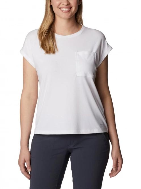 Columbia Boundless Trek Short Sleeve Tee női rövid ujjú póló fehér színben 2