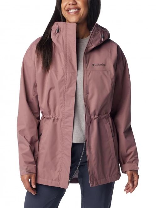 Columbia Hikebound Long Jacket női esőkabát lila színben 5