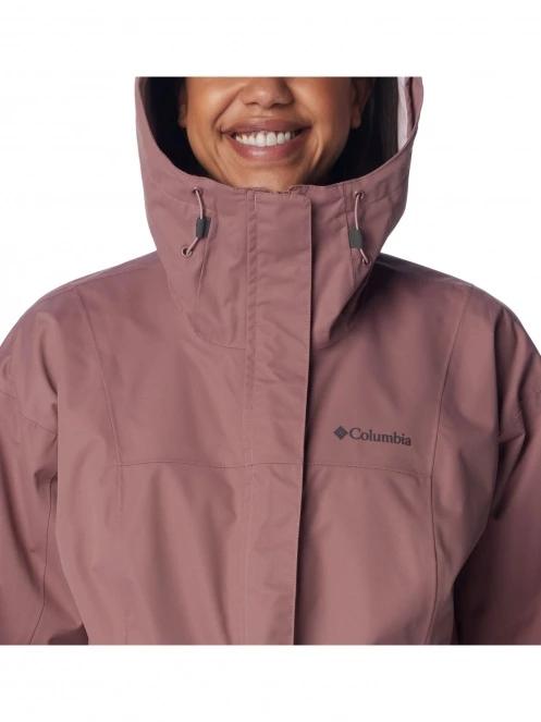 Columbia Hikebound Long Jacket női esőkabát lila színben 7