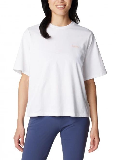 Columbia North Cascades Graphic Short Sleeve Tee női rövid ujjú póló fehér színben 2