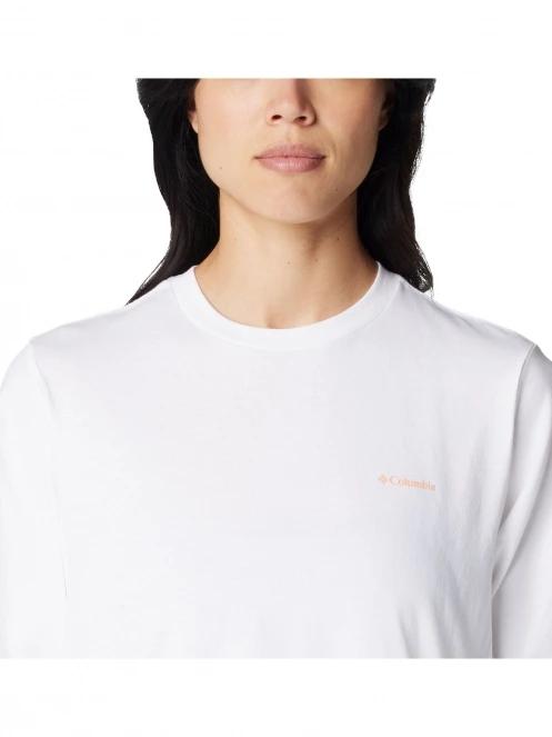 Columbia North Cascades Graphic Short Sleeve Tee női rövid ujjú póló fehér színben 5