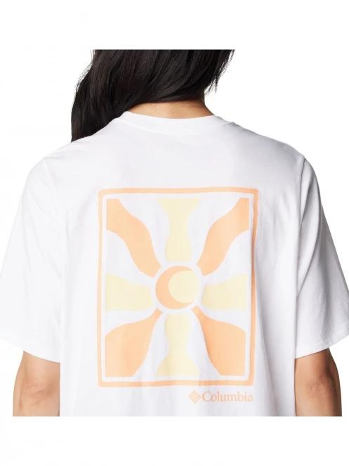Columbia North Cascades Graphic Short Sleeve Tee női rövid ujjú póló fehér színben 6