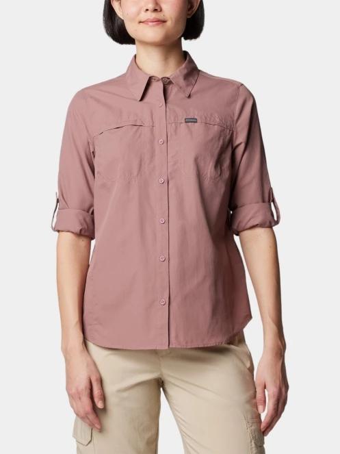 Columbia Silver Ridge 3.0 Long Sleeve Shirt női túraing lila színben 5