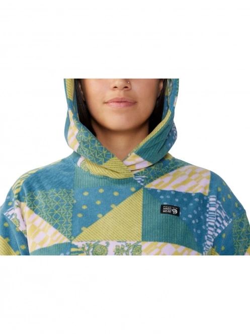 Mountain Hardwear Microchill Hoody női polár pulóver kék színben 7