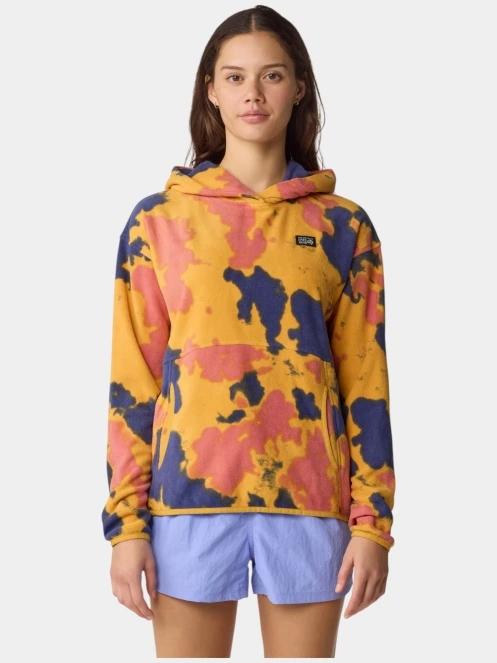 Mountain Hardwear Microchill Hoody női polár pulóver sárga színben 2