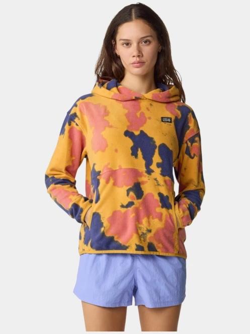 Mountain Hardwear Microchill Hoody női polár pulóver sárga színben 5