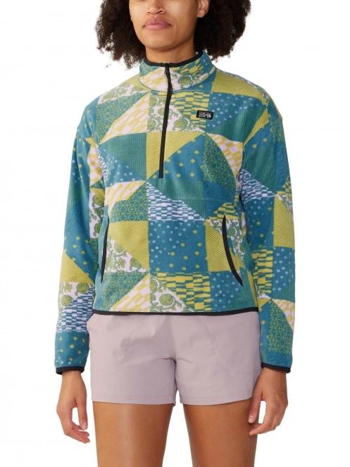 Mountain Hardwear Microchill Pullover női polár pulóver kék színben 2