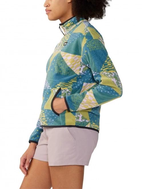 Mountain Hardwear Microchill Pullover női polár pulóver kék színben 3