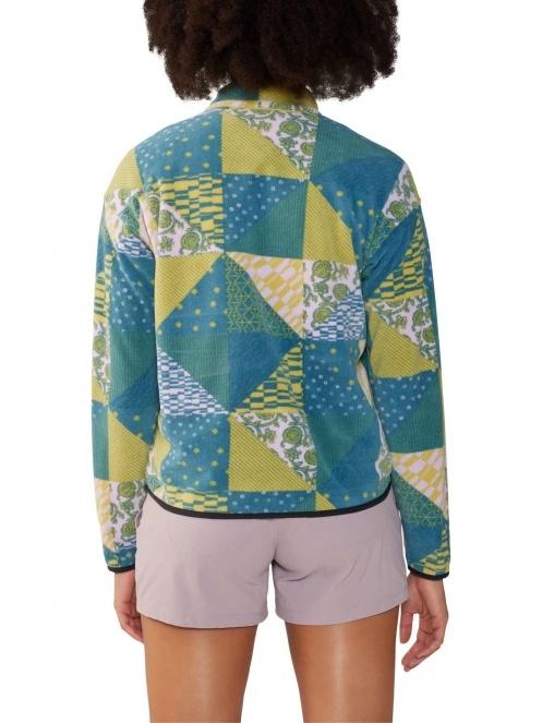 Mountain Hardwear Microchill Pullover női polár pulóver kék színben 4