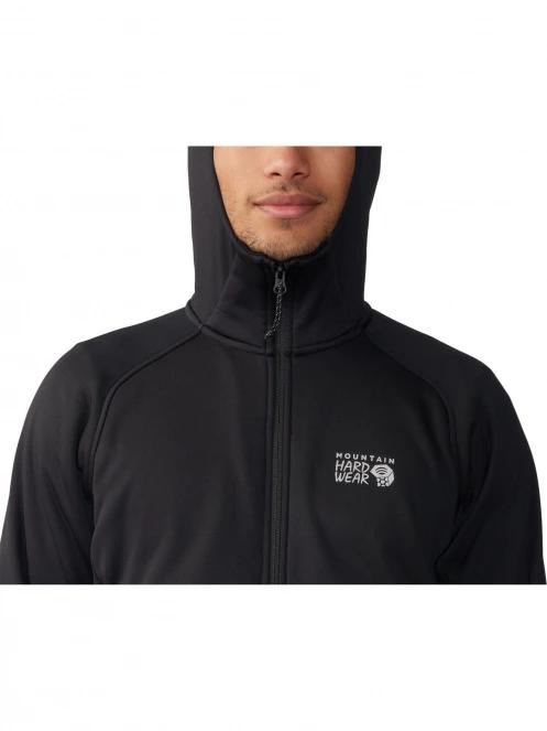 Mountain Hardwear Sendura Hoody férfi polár pulóver fekete színben 6