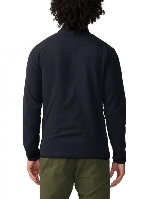 Mountain Hardwear Microchill Full Zip Jacket férfi polár pulóver fekete színben 4