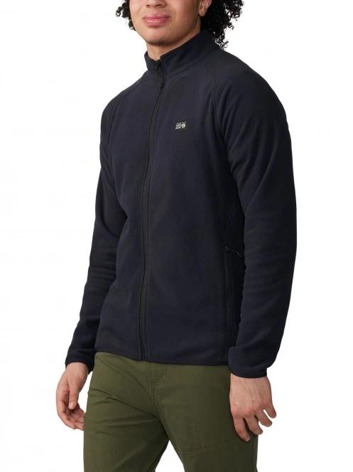 Mountain Hardwear Microchill Full Zip Jacket férfi polár pulóver fekete színben 6