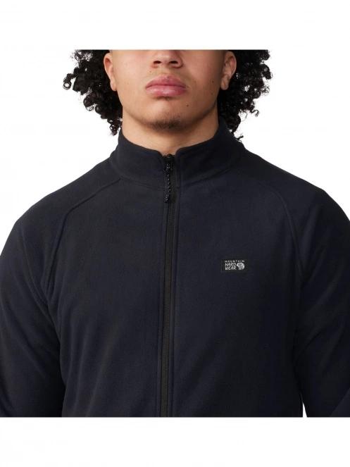 Mountain Hardwear Microchill Full Zip Jacket férfi polár pulóver fekete színben 7