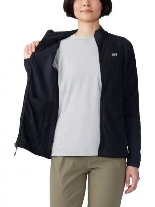 Mountain Hardwear Microchill Full Zip Jacket női polár pulóver fekete színben 5