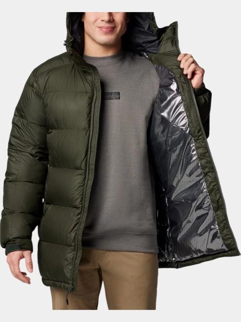 Columbia Pike Lake Parka férfi télikabát zöld színben 6