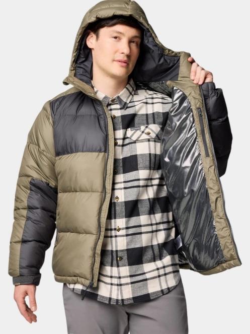 Columbia Pike Lake II Hooded Jacket férfi télikabát zöld színben 7