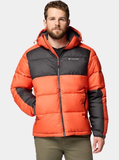 Columbia Pike Lake II Hooded Jacket férfi télikabát narancssárga színben 2