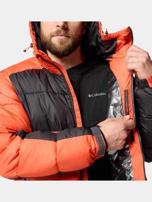 Columbia Pike Lake II Hooded Jacket férfi télikabát narancssárga színben 8