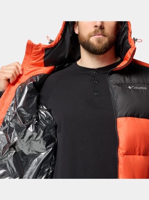 Columbia Pike Lake II Hooded Jacket férfi télikabát narancssárga színben 9